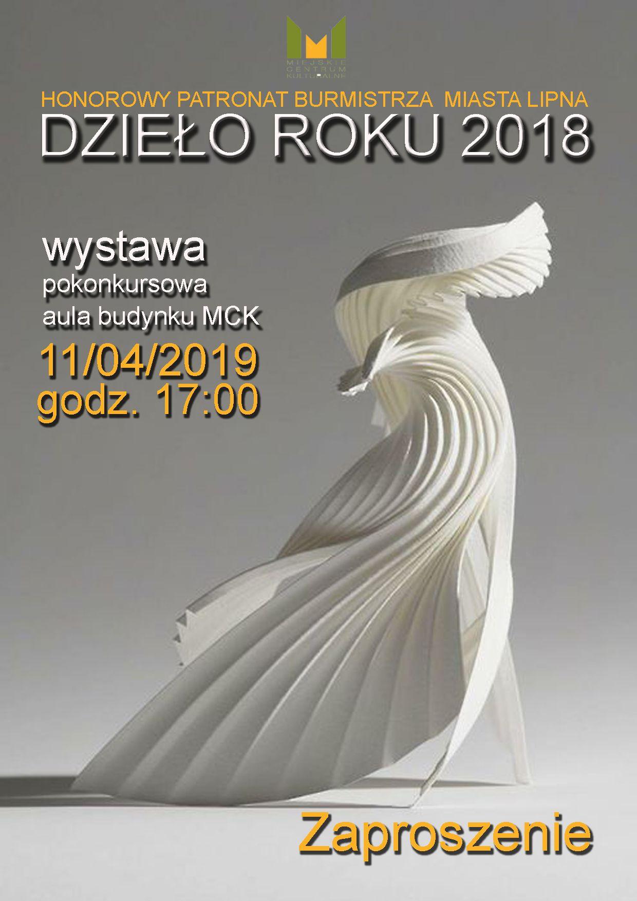 DZIEŁO ROKU 2018 - wystawa pokonkursowa