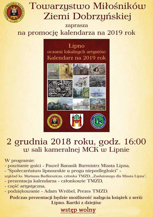 Promocja kalendarza Towarzystwa Ziemi Dobrzyńskiej