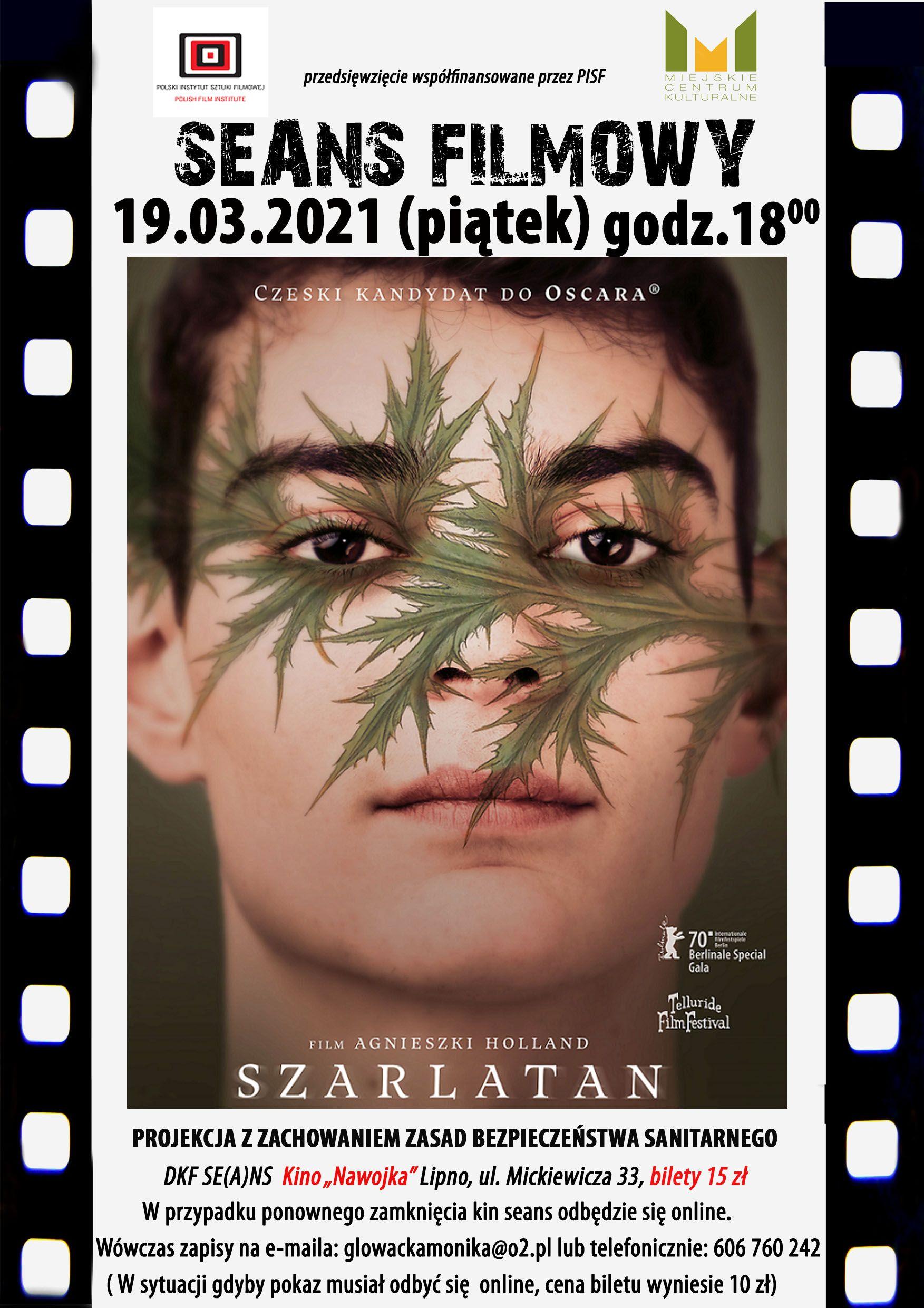 DKF „Se(a)ns” zaprasza 19 marca o godz. 18:00 na film Agnieszki Holland „Szarlatan” (czeski kandydat do tegorocznego Oscara)