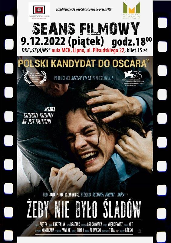 DKF „Se(a)ns” zaprasza 9 grudnia o godz. 18:00 do auli MCK na film „Żeby nie było śladów”