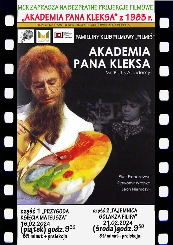 FAMILIJNY KLUB FILMOWY ZAPRASZA NA KULTOWY FILM Z DZIECIŃSTWA RODZICÓW: „Akademia Pana Kleksa” z 1983 roku!