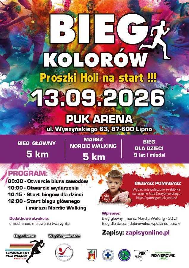 Bieg Kolorów. 13.09.2026